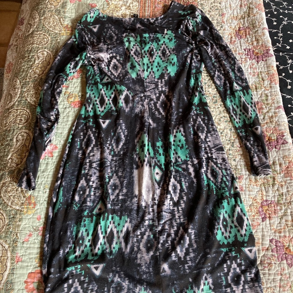 Lafayette 148 New York Printed Knit Midi Dress
